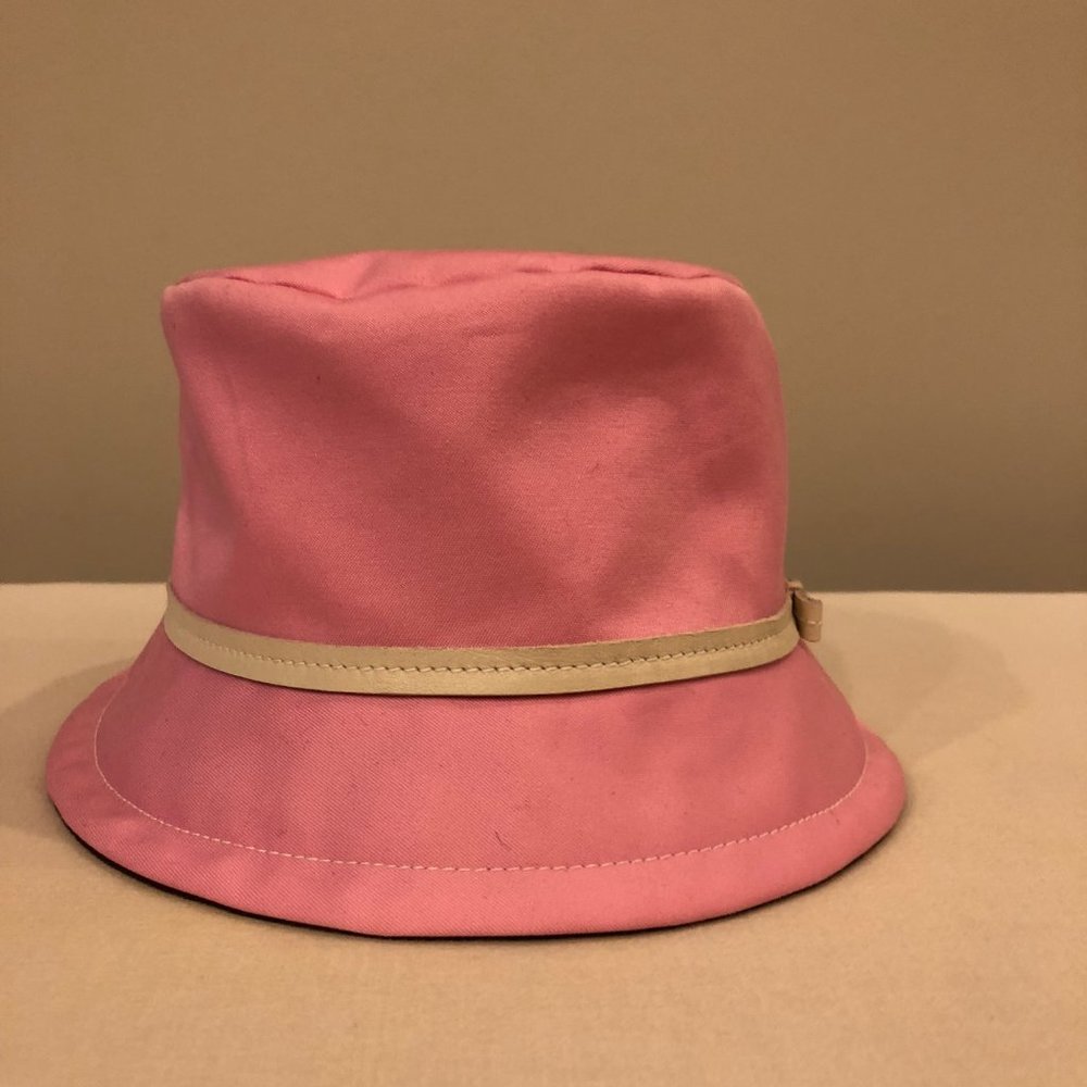 Coach Cotton Canvas Pink Rain Hat
